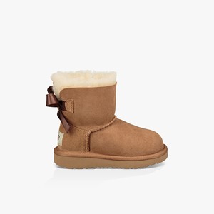 Ugg Mini Bailey Bow II Klassiska Stövlar Barn Bruna (742013GZU)